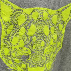 เสื้อยืดแขนสั้น สีเทา อก 36 นิ้ว, ยาว 25 นิ้ว รูปที่ 4