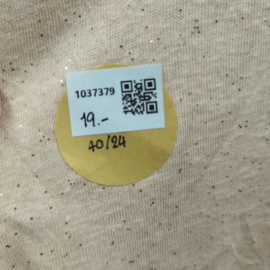 เสื้อยืดแขนสั้น สีชมพูอ่อน อก 40 นิ้ว, ยาว 24 นิ้ว รูปที่ 5