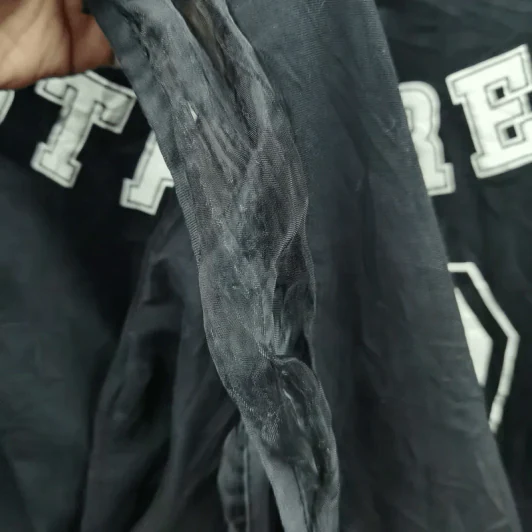 เสื้อยืดแขนสั้น Hanhan สีดำ อก 40 นิ้ว, ยาว 26 นิ้ว รูปที่ 5