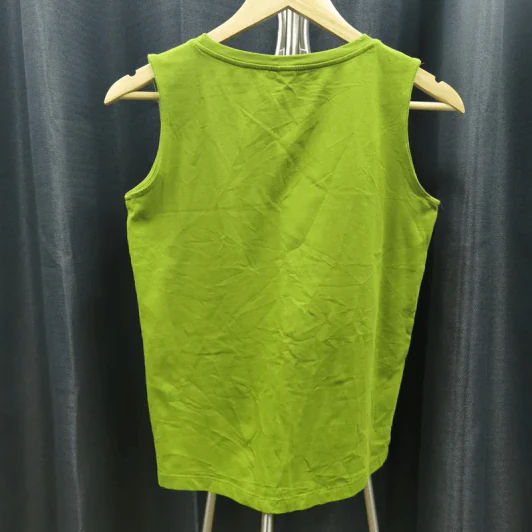 เสื้อกล้าม สีเขียว รูปดาวสีขาว อก 34 นิ้ว, ยาว 22 นิ้ว รูปที่ 2