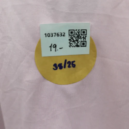 เสื้อโปโลแขนสั้น สีชมพู อก 38 นิ้ว, ยาว 25 นิ้ว รูปที่ 3