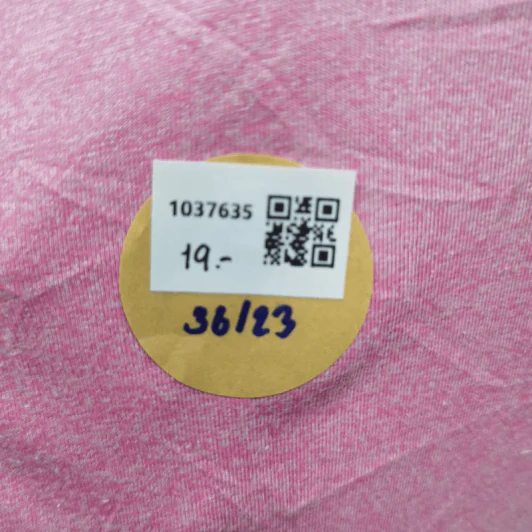 เสื้อยืด สีชมพู อก 36 นิ้ว, ยาว 23 นิ้ว รูปที่ 3