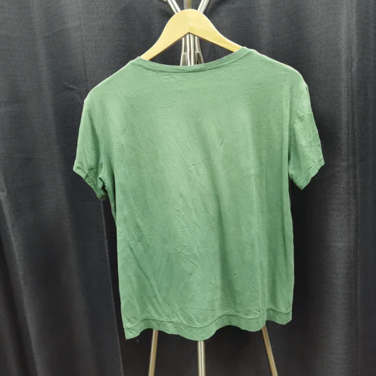 เสื้อยืดแขนสั้น สีเขียว อก 40 นิ้ว, ยาว 22 นิ้ว รูปที่ 2