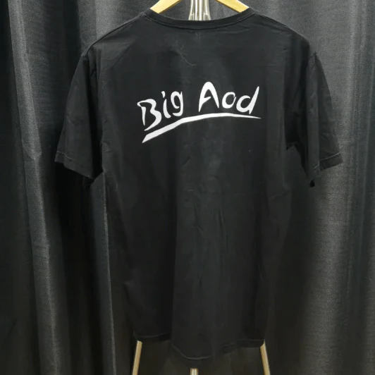 เสื้อยืดแขนสั้น สีดำ อก 40 นิ้ว, ลาย 26 นิ้ว รูปที่ 2