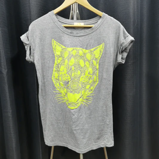 เสื้อยืดแขนสั้น สีเทา อก 36 นิ้ว, ยาว 25 นิ้ว รูปที่ 1