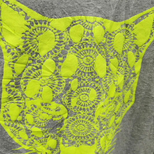 เสื้อยืดแขนสั้น สีเทา อก 36 นิ้ว, ยาว 25 นิ้ว รูปที่ 4