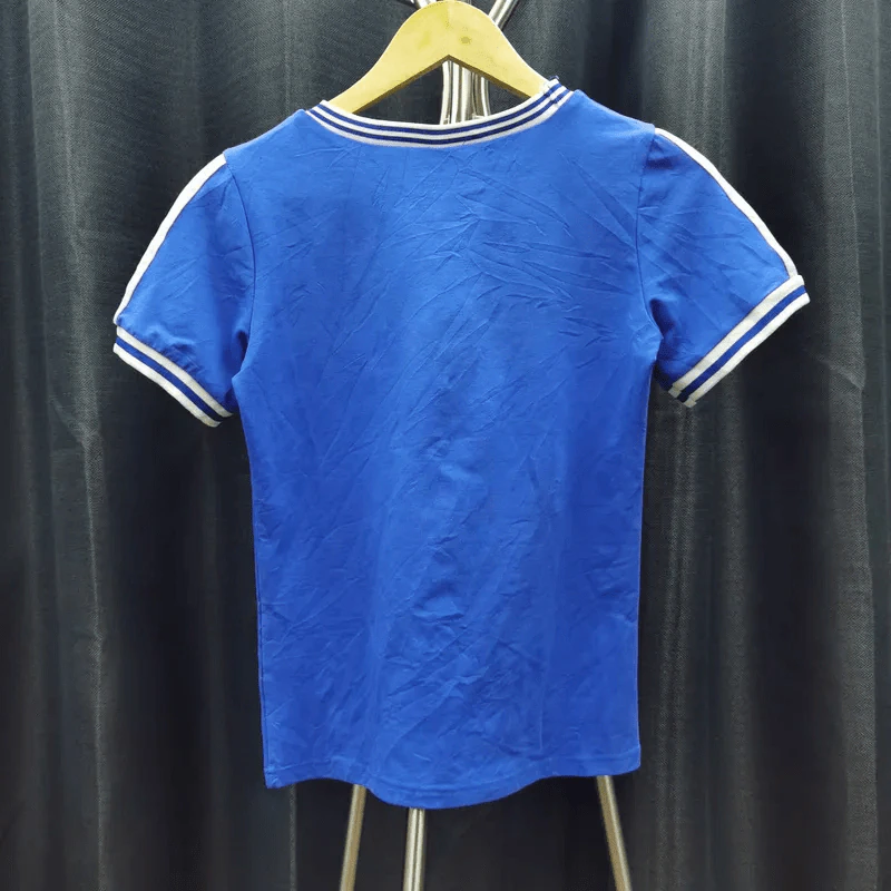 เสื้อยืดแขนสั้น หมายเลข 7 สีน้ำเงิน อก 32 นิ้ว, ยาว 21 นิ้ว รูปที่ 2