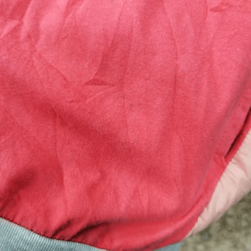เสื้อฮู้ดแขนสั้น สีแดงแถบชมพู อก 36 นิ้ว, ยาว 26 นิ้ว รูปที่ 6