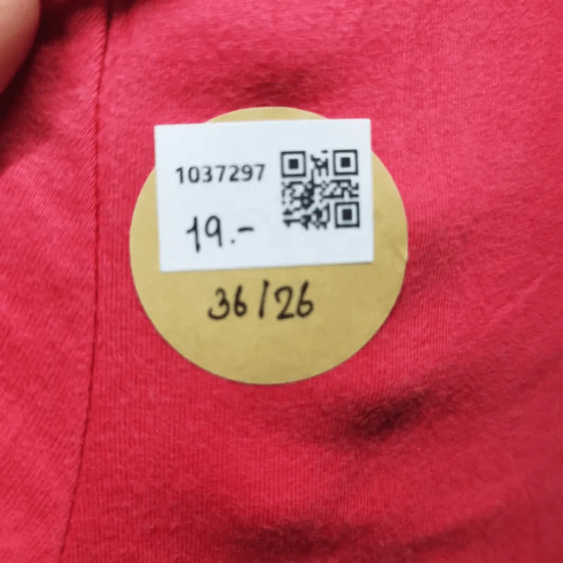 เสื้อฮู้ดแขนสั้น สีแดงแถบชมพู อก 36 นิ้ว, ยาว 26 นิ้ว รูปที่ 8