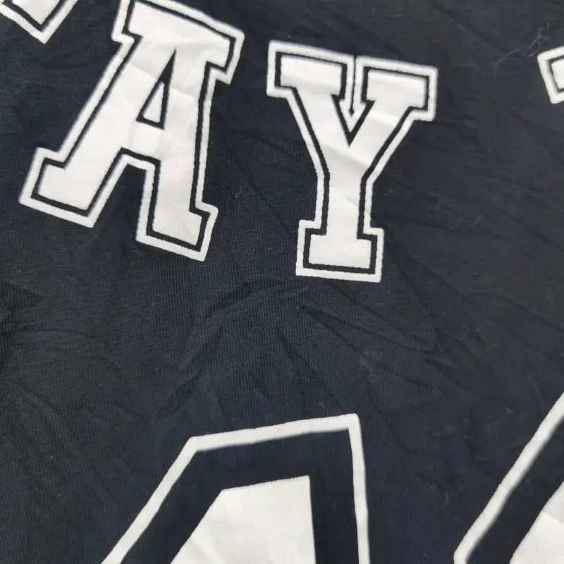 เสื้อยืดแขนสั้น Hanhan สีดำ อก 40 นิ้ว, ยาว 26 นิ้ว รูปที่ 6