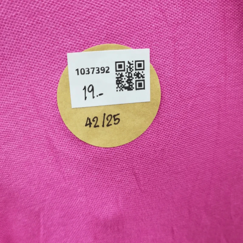 เสื้อฮู้ดแขนสั้น สีชมพู อก 42 นิ้ว, ยาว 25 นิ้ว รูปที่ 6