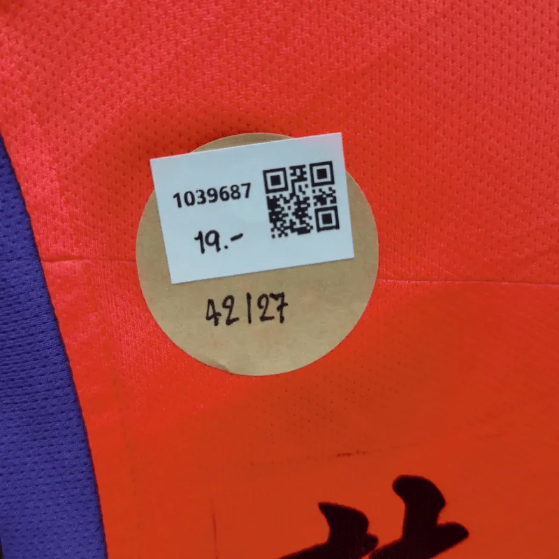 เสื้อกล้าม สีส้ม หมายเลข 16 อก 42 นิ้ว, ยาว 27 นิ้ว รูปที่ 5