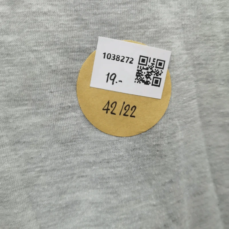 เสื้อยืดแขนสั้น สีเทา ลายแมวผูกโบว์สีแดง อก 42 นิ้ว, ยาว 22 นิ้ว รูปที่ 6