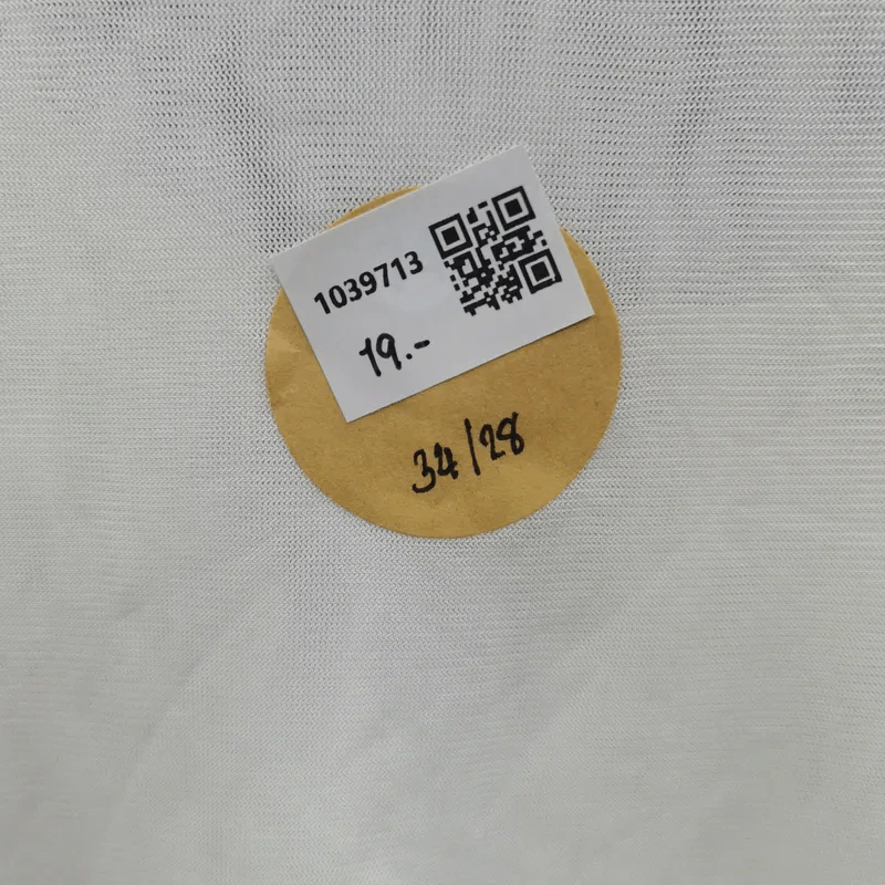 เสื้อแฟชั่นแขนกุด สีขาว ลายดอกไม้ อก 34 นิ้ว, ยาว 28 นิ้ว รูปที่ 6