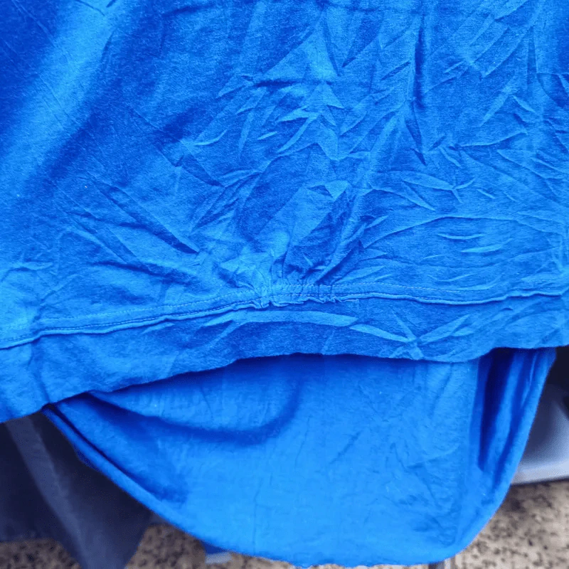 เสื้อยืดแขนสั้น สีน้ำเงิน ลายนกฮูก อก 34 นิ้ว, ยาว 28 นิ้ว รูปที่ 4