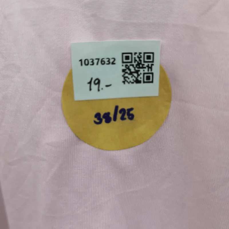 เสื้อโปโลแขนสั้น สีชมพู อก 38 นิ้ว, ยาว 25 นิ้ว รูปที่ 3