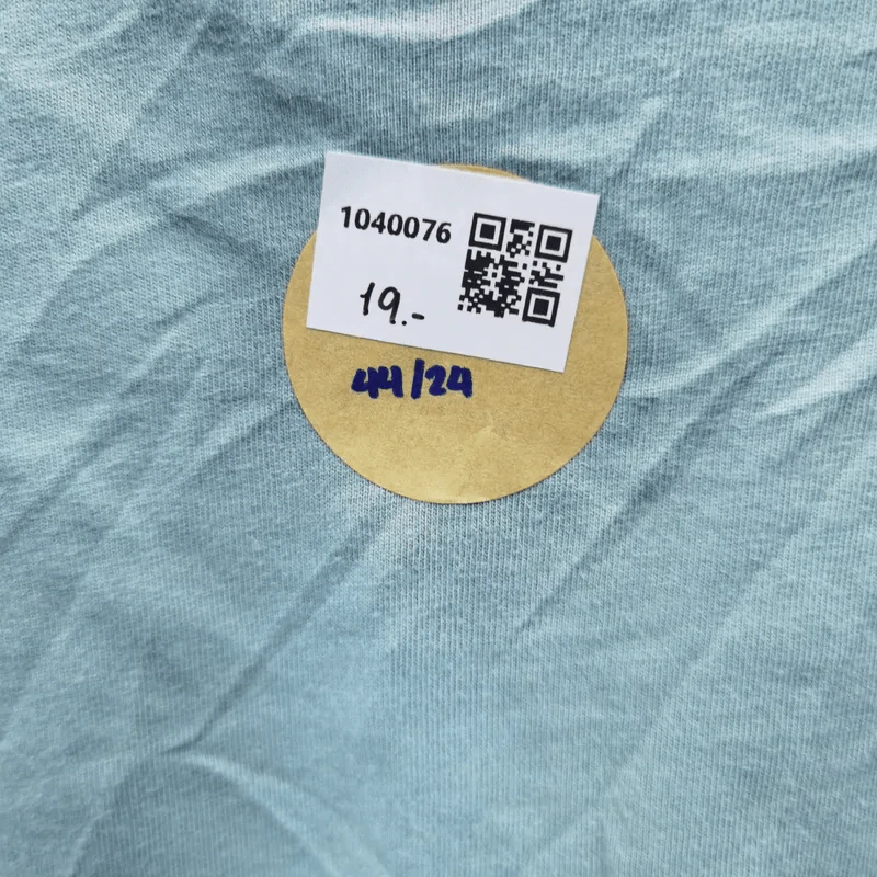 เสื้อยืดแขนสั้น สีเขียวอ่อน อก 44 นิ้ว, ยาว 24 นิ้ว รูปที่ 5