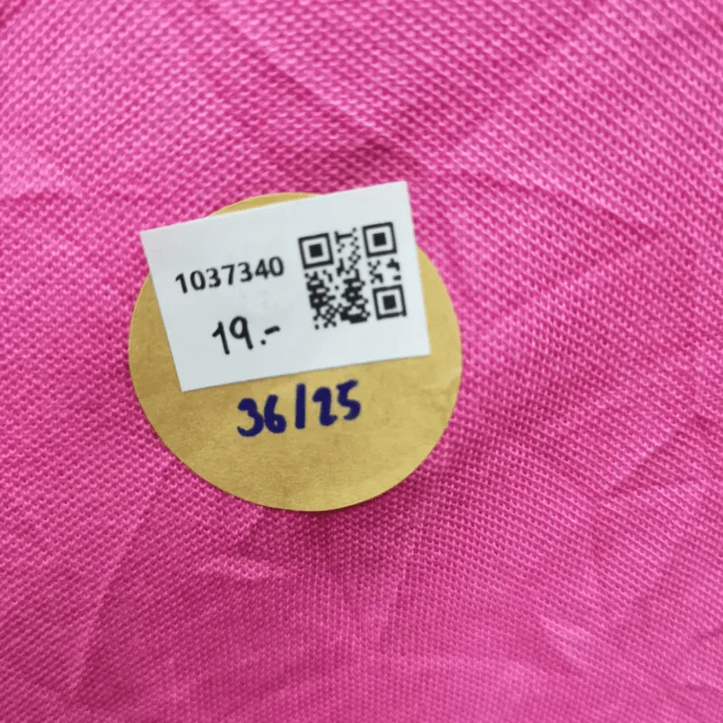 เสื้อโปโล สีชมพู ปักลายลิง อก 36 นิ้ว, ยาว 25 นิ้ว รูปที่ 5