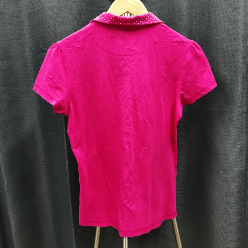 เสื้อยืดแขนสั้น สีชมพู อก 34 นิ้ว, ยาว 22 นิ้ว รูปที่ 2