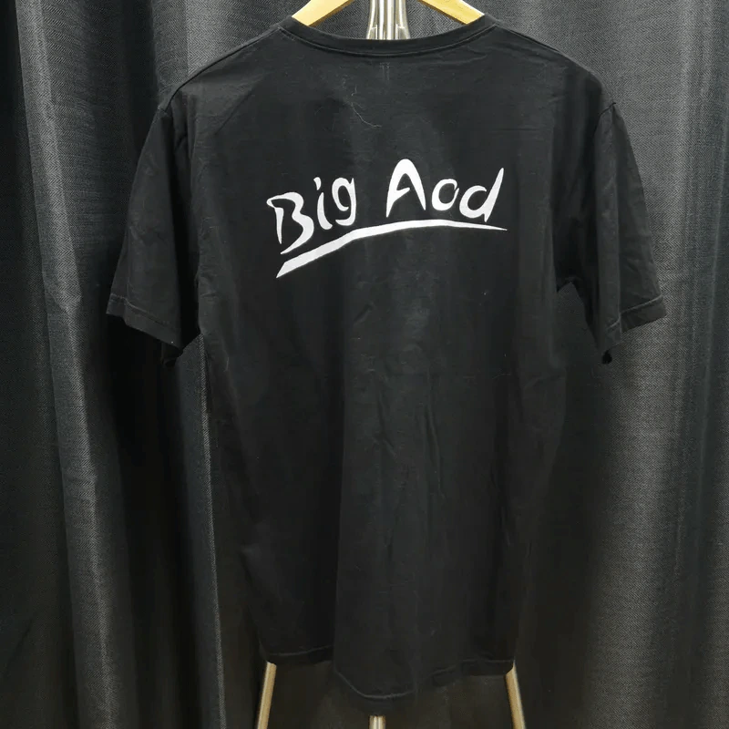 เสื้อยืดแขนสั้น สีดำ อก 40 นิ้ว, ลาย 26 นิ้ว รูปที่ 2