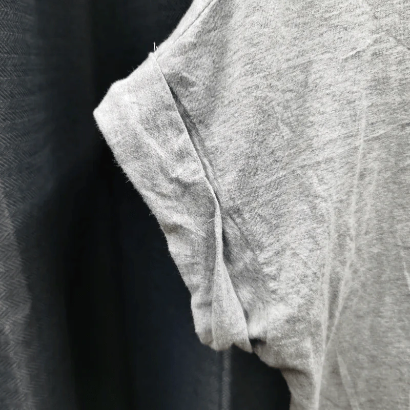 เสื้อยืดแขนสั้น สีเทา อก 36 นิ้ว, ยาว 25 นิ้ว รูปที่ 3