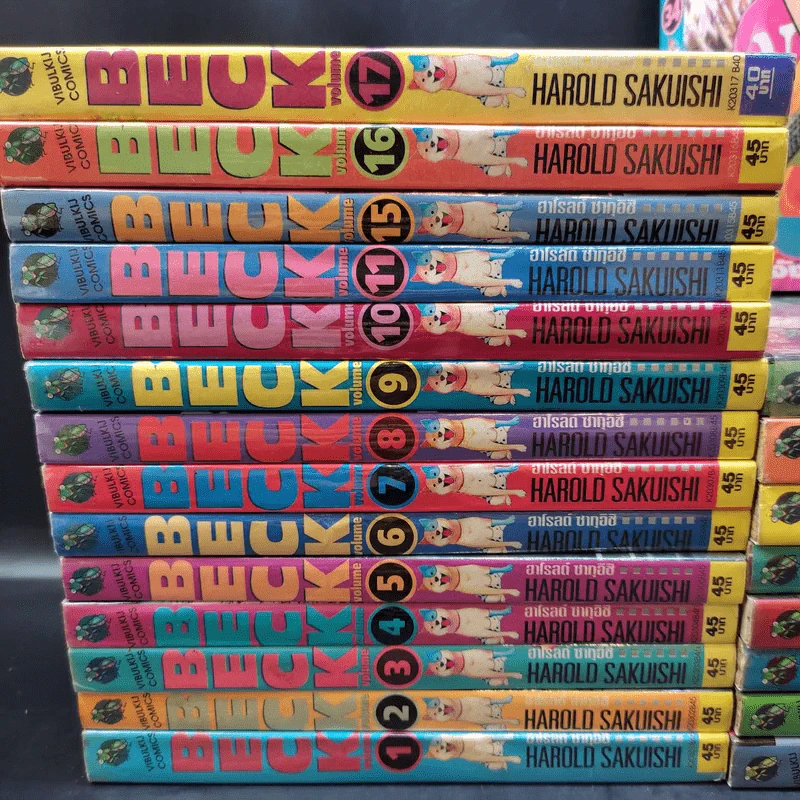 BECK ปุปะจังหวะฮา 34 เล่มจบ (ขาดเล่ม 12,13,14,20-27) รูปที่ 2