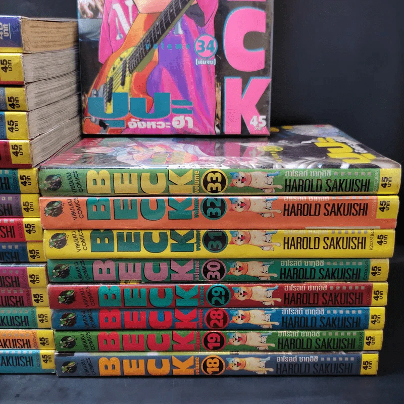 BECK ปุปะจังหวะฮา 34 เล่มจบ (ขาดเล่ม 12,13,14,20-27) รูปที่ 3