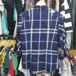 เสื้อเชิ้ตแขนยาว Burberry อก 38 นิ้ว, ยาว 25 นิ้ว รูปที่ 6