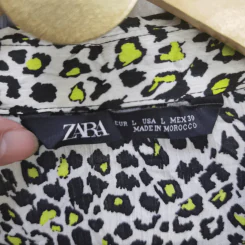 เสื้อเชิ้ตแขนยาว Zara อก 44 นิ้ว, ยาว 27 นิ้ว รูปที่ 2