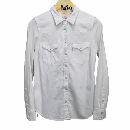 เสื้อเชิ้ตแขนยาว Levi อก 36 นิ้ว, ยาว 27 นิ้ว รูปที่ 1
