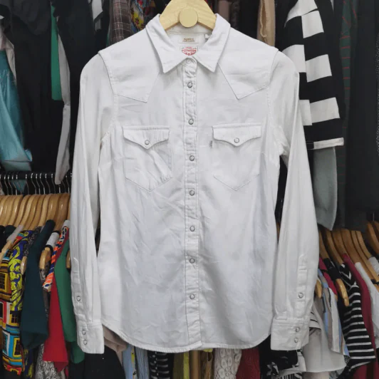 เสื้อเชิ้ตแขนยาว Levi อก 36 นิ้ว, ยาว 27 นิ้ว รูปที่ 2