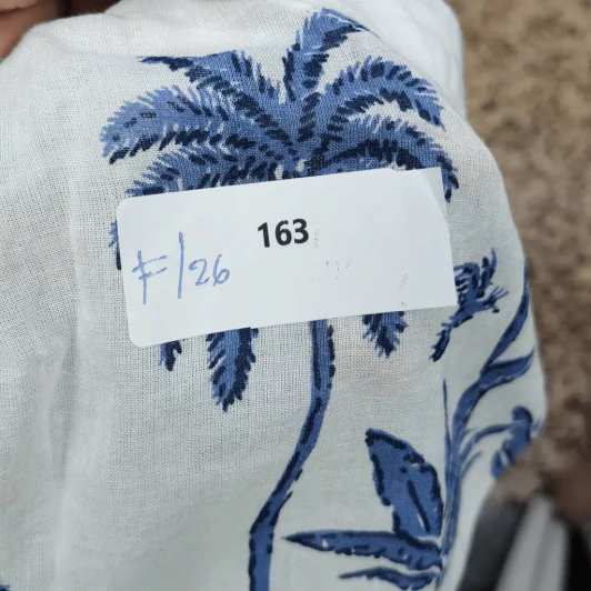 เสื้อลายต้นมะพร้าว Desmond & Dempsey x H&M อกฟรีไซส์, ยาว 26 นิ้ว รูปที่ 7
