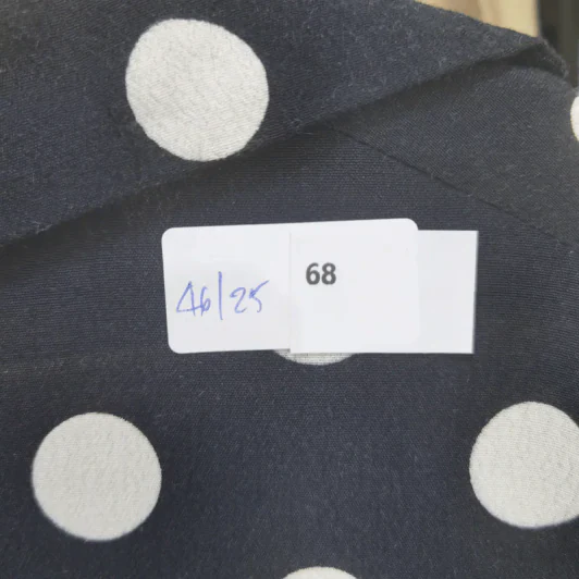 ชุดบอดี้สูทแขนยาว สีดำลายจุดขาว Zara อก 46 นิ้ว, ยาว 25 นิ้ว รูปที่ 6