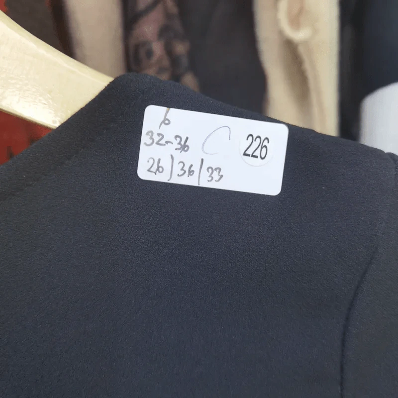 ชุดเดรสสั้น สีดำ ใส่ออกงาน ทำงาน อก 32-36 นิ้ว, เอว 26 นิ้ว, สะโพก 36 นิ้ว, ยาว 33 นิ้ว รูปที่ 6