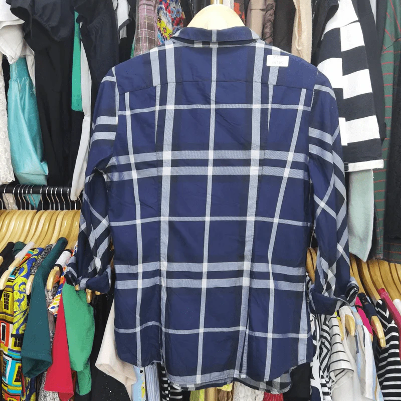 เสื้อเชิ้ตแขนยาว Burberry อก 38 นิ้ว, ยาว 25 นิ้ว รูปที่ 6