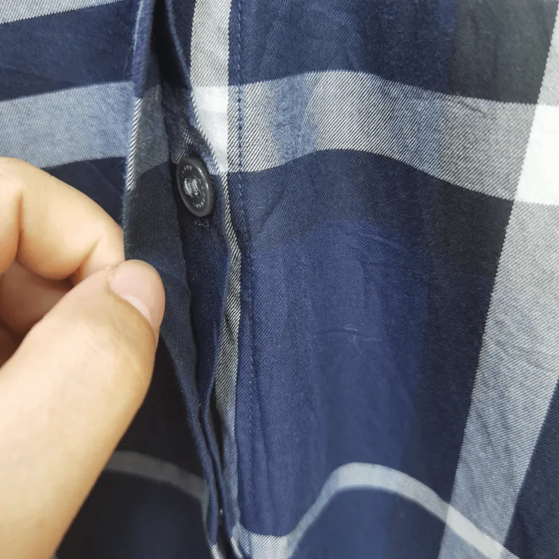 เสื้อเชิ้ตแขนยาว Burberry อก 38 นิ้ว, ยาว 25 นิ้ว รูปที่ 5