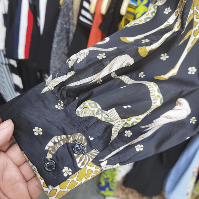 เสื้อเชิ้ตแขนยาว Zara อก 56 นิ้ว, ยาว 26 นิ้ว รูปที่ 5