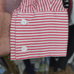 เสื้อแขนยาวลายตรง สีดำสลับขาว พลัสไซส์ อก 44 นิ้ว, ยาว 25 นิ้ว รูปที่ 7