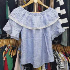 เสื้อแฟชั่น คอสม็อค อก 38-46 นิ้ว, ยาว 21 นิ้ว รูปที่ 1