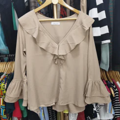 เสื้อแฟชั่นแขนยาว พลัสไซส์ อก 40 นิ้ว, ยาว 25 นิ้ว รูปที่ 1