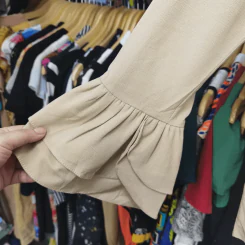 เสื้อแฟชั่นแขนยาว พลัสไซส์ อก 40 นิ้ว, ยาว 25 นิ้ว รูปที่ 3