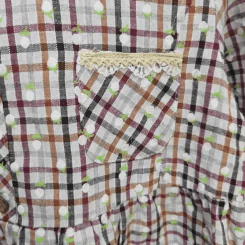 เสื้อแฟชั่น อก 36 นิ้ว, เอว 36 นิ้ว, สะโพก 50 นิ้ว, ยาว 27 นิ้ว รูปที่ 4