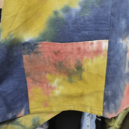 เสื้อลายมัดย้อม พลัสไซส์ อก 56 นิ้ว, ยาว 21 นิ้ว รูปที่ 2