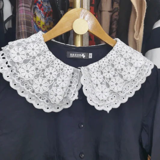 เสื้อเชิ้ตแขนยาว คอบัว อก 44 นิ้ว, ยาว 25 นิ้ว รูปที่ 2