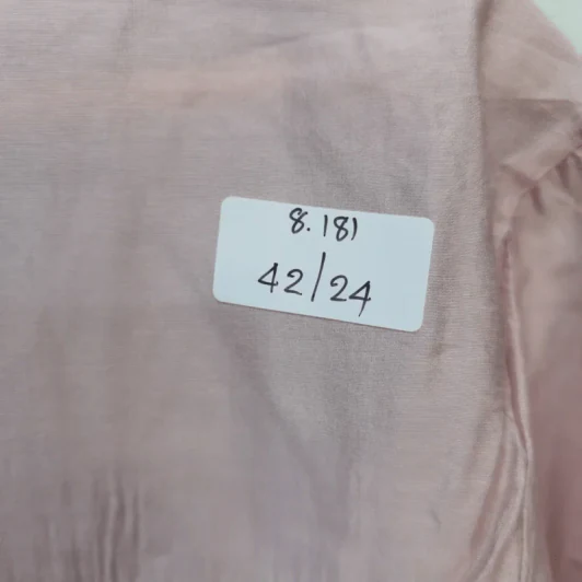 เสื้อเชิ้ตแขนยาว สีชมพู Die Bian อก 42 นิ้ว, ยาว 24 นิ้ว รูปที่ 5