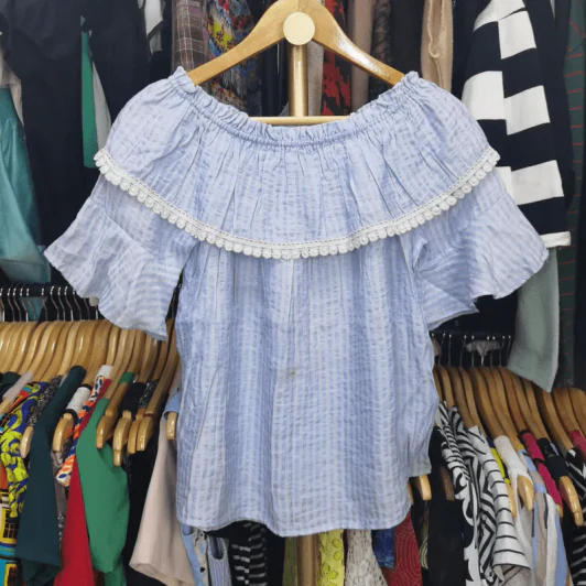 เสื้อแฟชั่น คอสม็อค อก 38-46 นิ้ว, ยาว 21 นิ้ว รูปที่ 4
