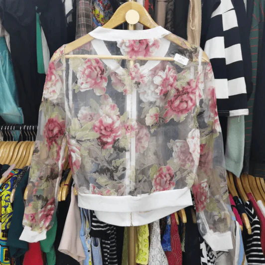 เสื้อคลุม บางโปร่ง อก 38 นิ้ว, ยาว 20 นิ้ว รูปที่ 4