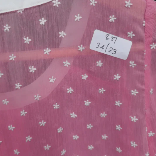 เสื้อแฟชั่น สีชมพู อก 34 นิ้ว, ยาว 23 นิ้ว รูปที่ 7