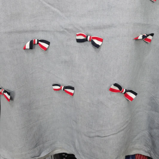 เสื้อแฟชั่น ตกแต่งโบว์ อก 40 นิ้ว, เอว 23 นิ้ว รูปที่ 3