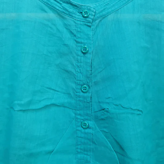 เสื้อแฟชั่น สีเขียว พลัสไซส์ อก 50 นิ้ว, เอว 40 นิ้ว, ยาว 38 นิ้ว รูปที่ 3